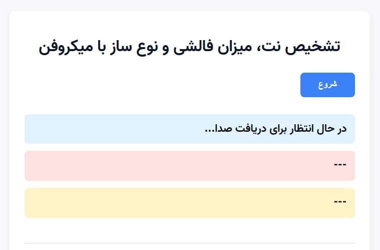 روش پیدا کردن نت موسیقی